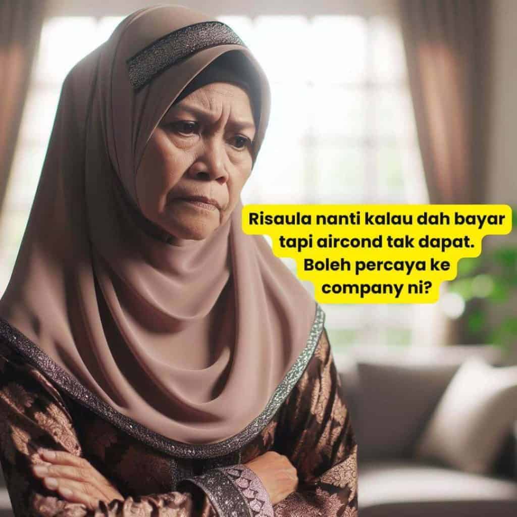 Adimada Aircond Services risau kena tipu pasang aircond