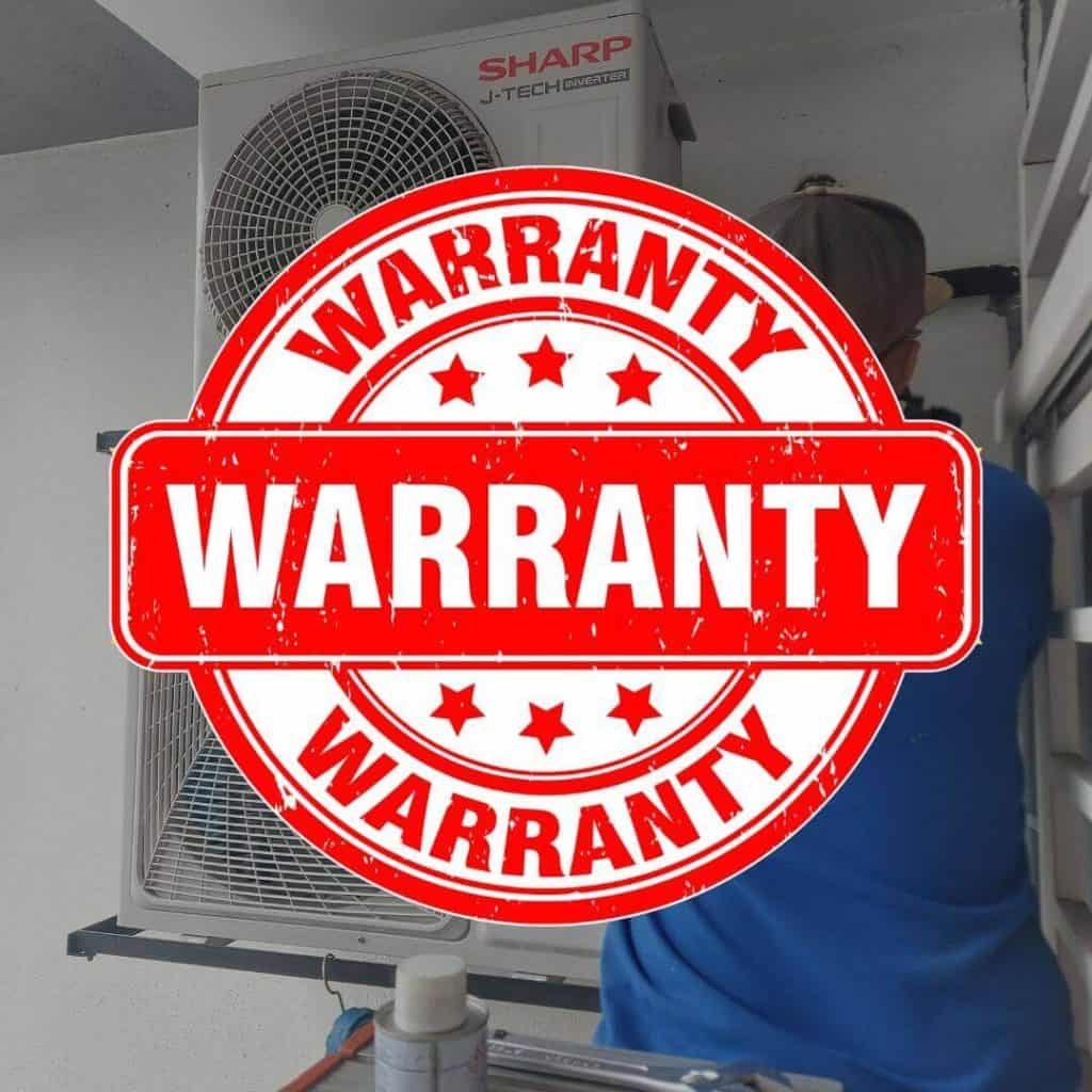 Adimada Aircond Services warranty pasang aircond