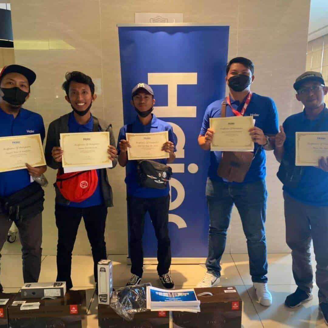 adimada aircond service haier pasang aircond