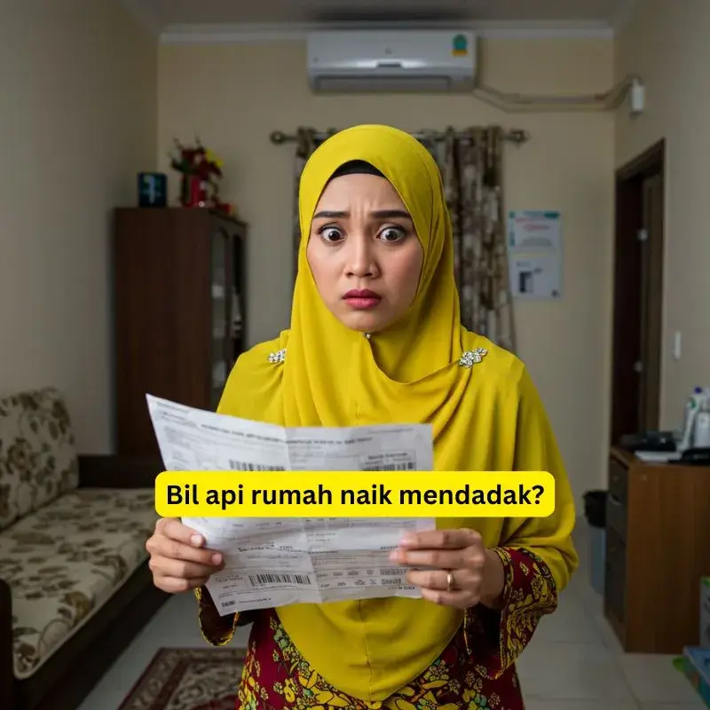 service aircond rumah Bil elektrik tinggi