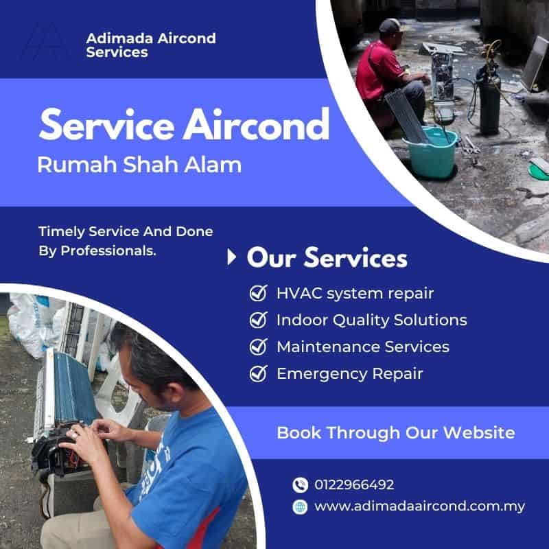 service aircond rumah shah alam 3