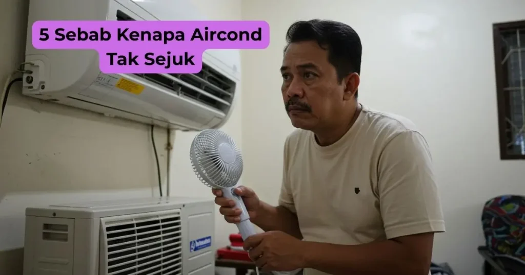 5 sebab kenapa aircond tak sejuk
