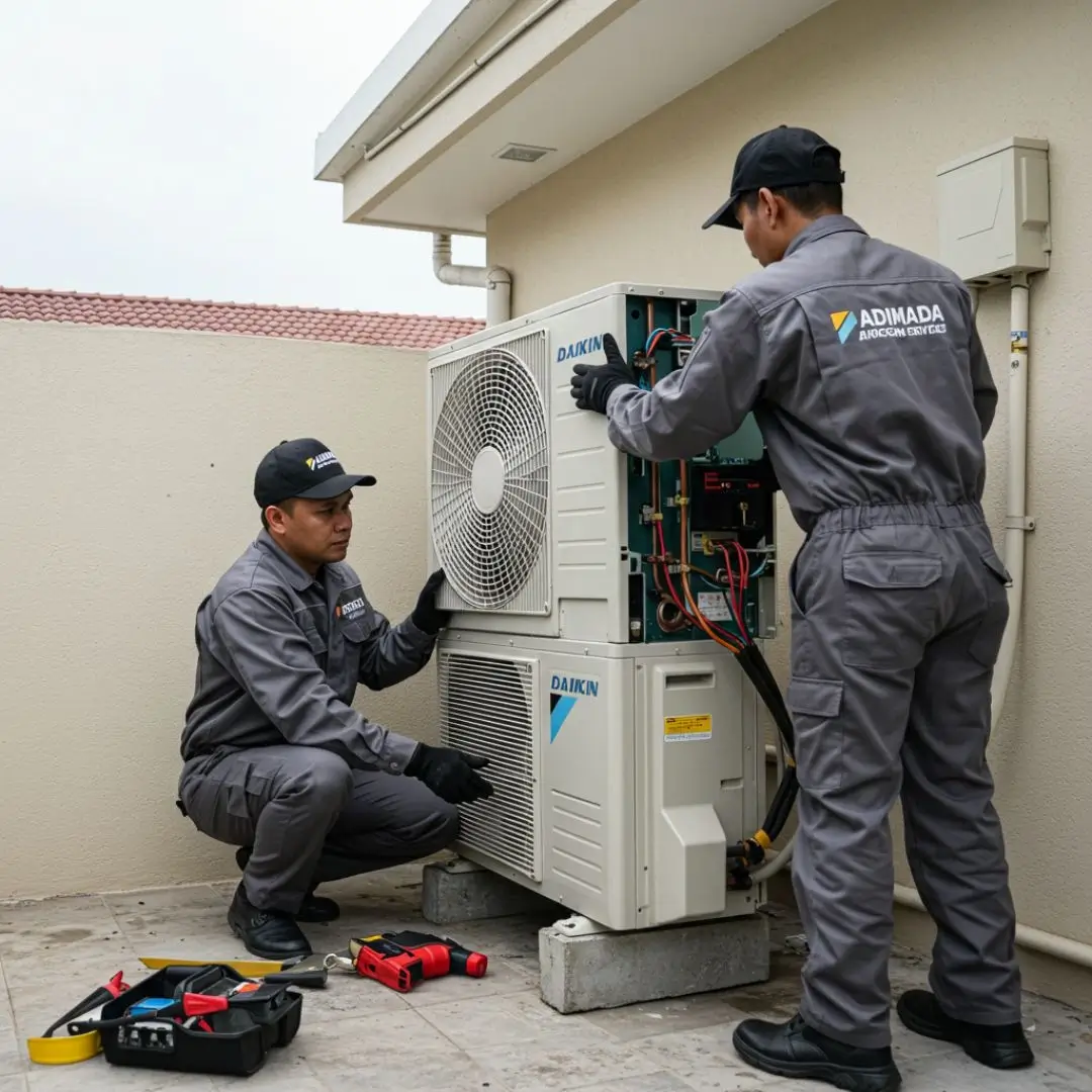 kos pemasangan aircond di rumah 2025