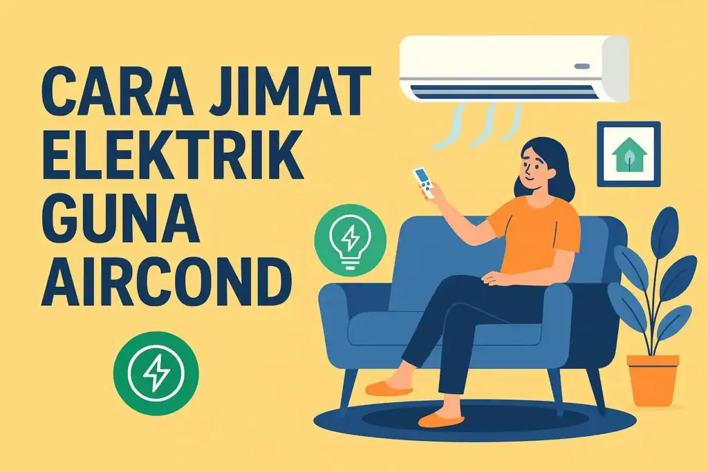cara jimat elektrik guna aircond di rumah