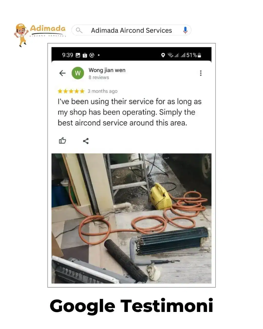 Google review pelanggan