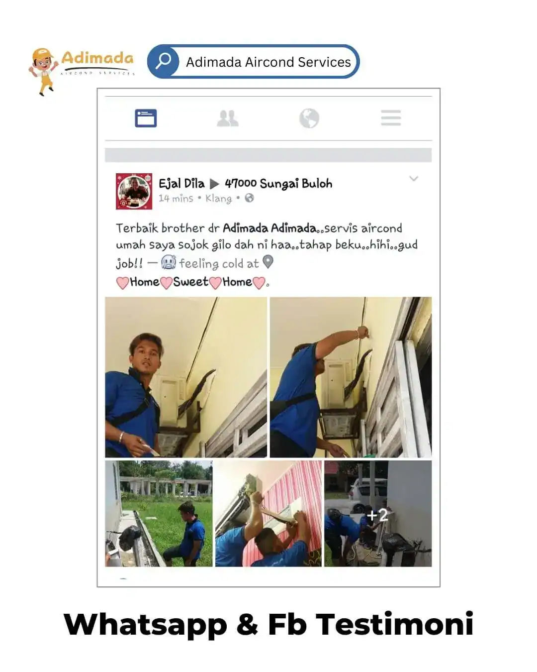 Facebook feedback pelanggan